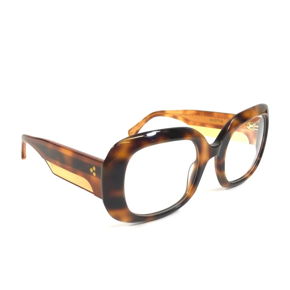 Alfred Kerbs Eyeglasses Frames MARTINA HV Havana Tortoise Clear Yellow 53-23-140